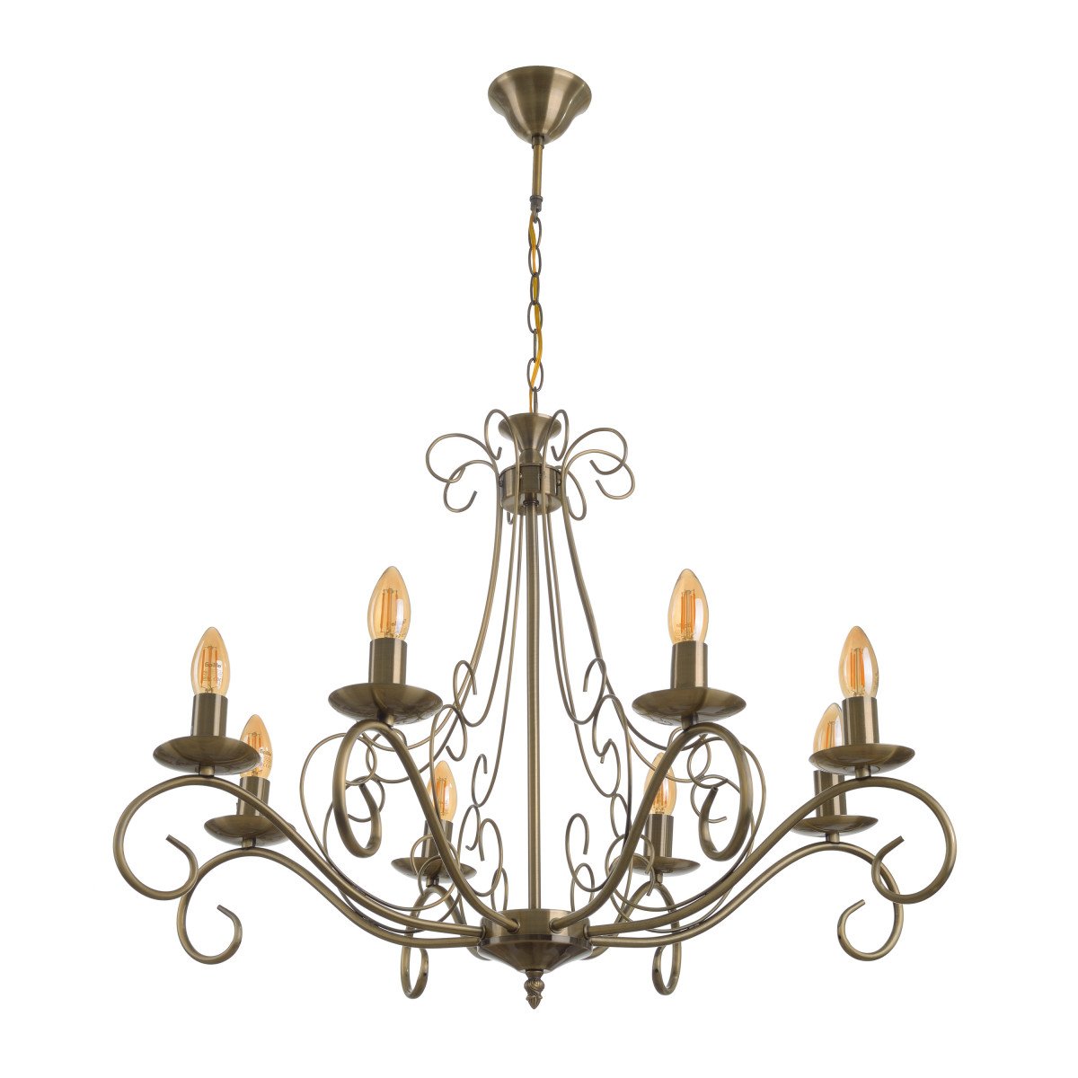 Люстра Brille BKL-681S/8 E14 AB (24-348)