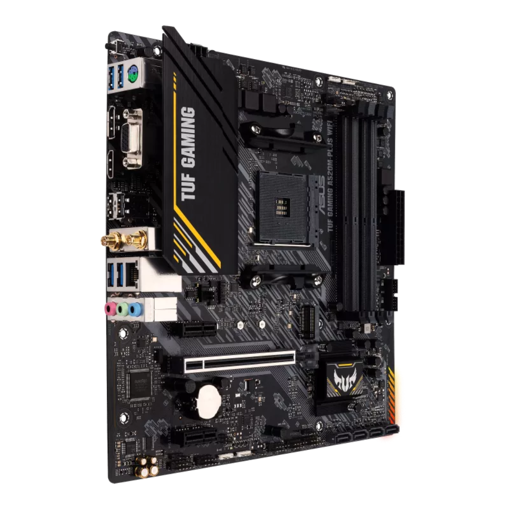 Материнська плата ігрова Asus TUF Gaming A520-PLUS WIFI Socket AM4/MicroATX/4хDDR4 DIMM (11401169) - фото 2