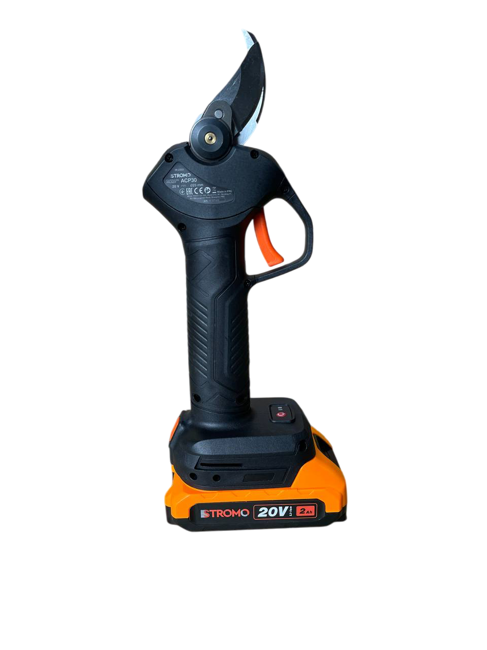 Секатор акумуляторний Stromo ACP-30 20В 2А·год Ø25 мм безщіткові АКБ та ЗП (300300) - фото 2 Секатор акумуляторний Stromo ACP-30 20В 2А·год Ø25 мм безщіткові АКБ та ЗП (300300) - фото 2