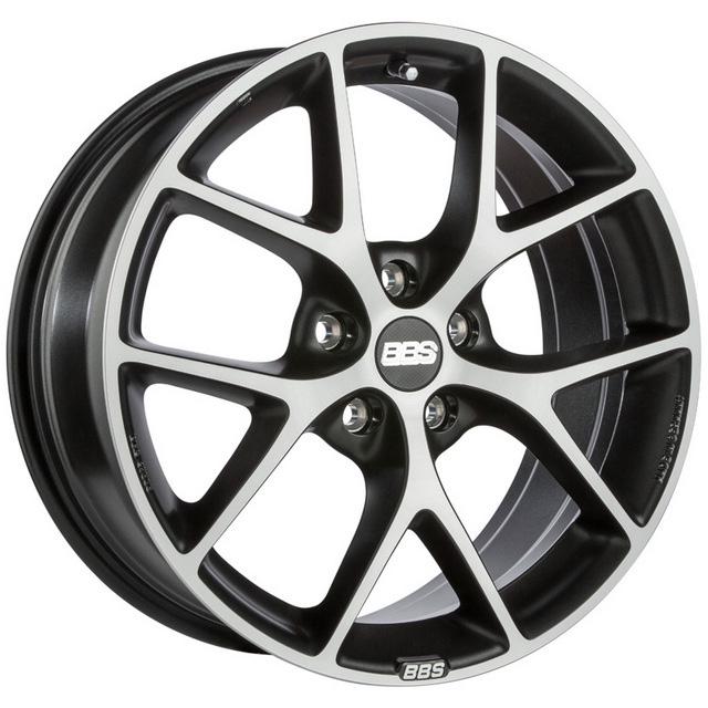 Литые диски BBS SR 7,5x17 5x112 ET45 DIA82 Volcano grey diamond cut - фото 1