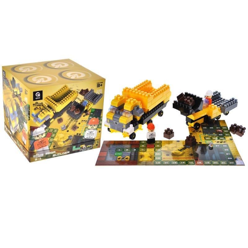 Конструктор qbee QB300-204 Block&Steps Мегабудівельник 125 дет. (31956236)