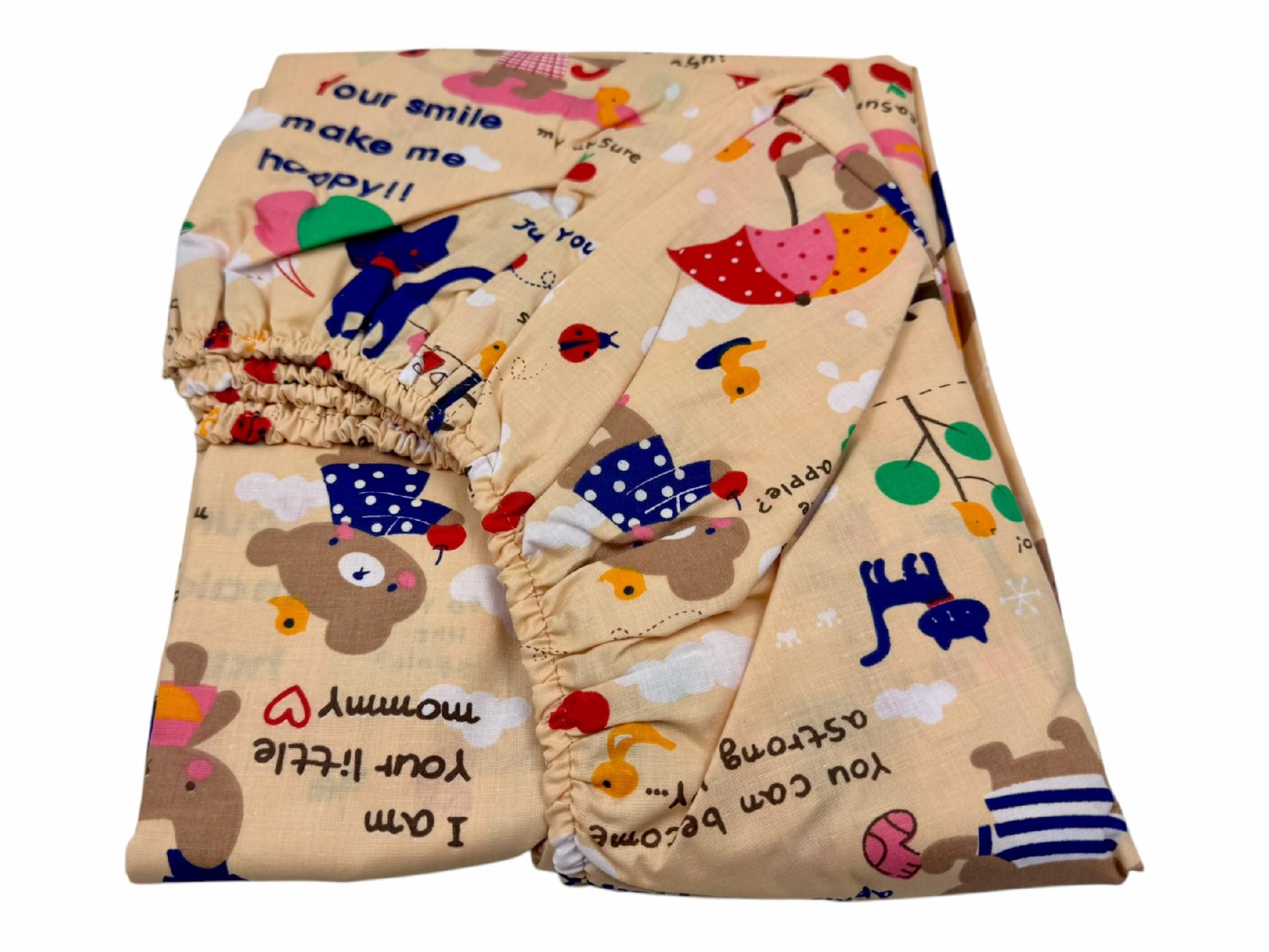 Простирадло на резинці Ведмежатко бязь 80x200 см (G-0769/x80)