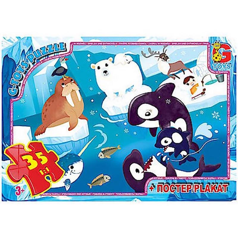 Пазли дитячі Подорож до Північного Полюсу GF03 постер 35 ел. (RLT53455) Пазли дитячі Подорож до Північного Полюсу GF03 постер 35 ел. (RLT53455)