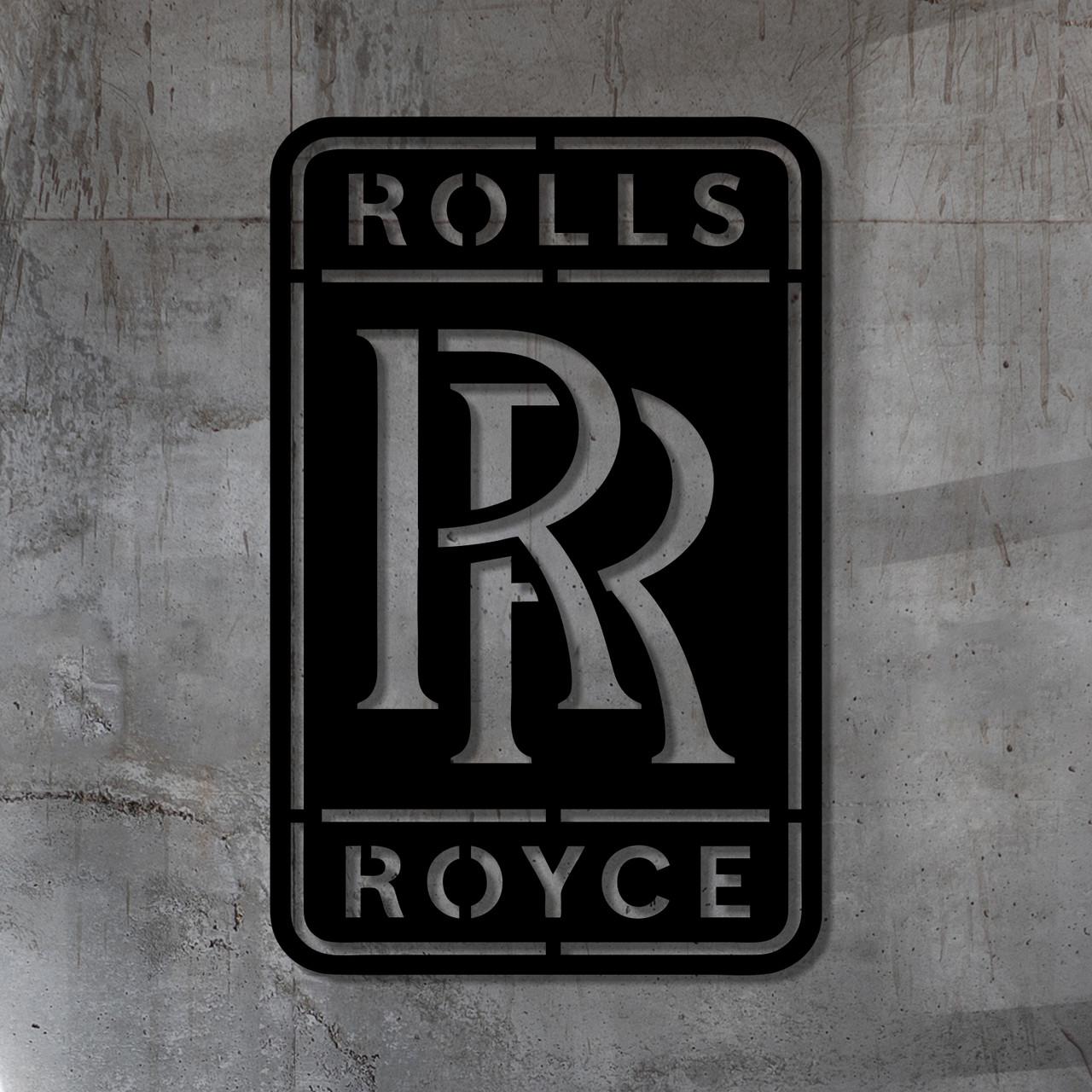 Декор настенный Rolls Royce деревянный