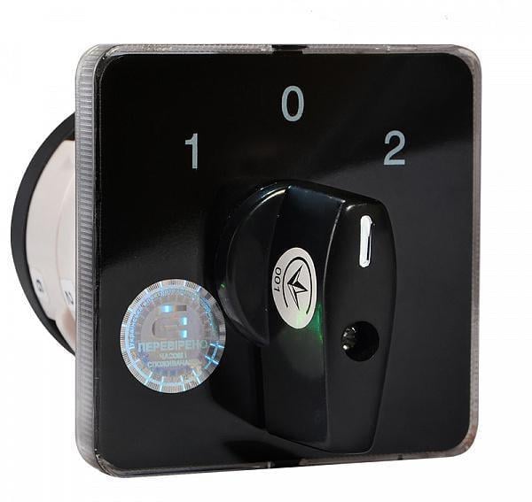 Переключатель пакетный АСКО-Укрем ПКП Е9 40А/2.832 1-0-2 2P 40A 400V (A0110010020)