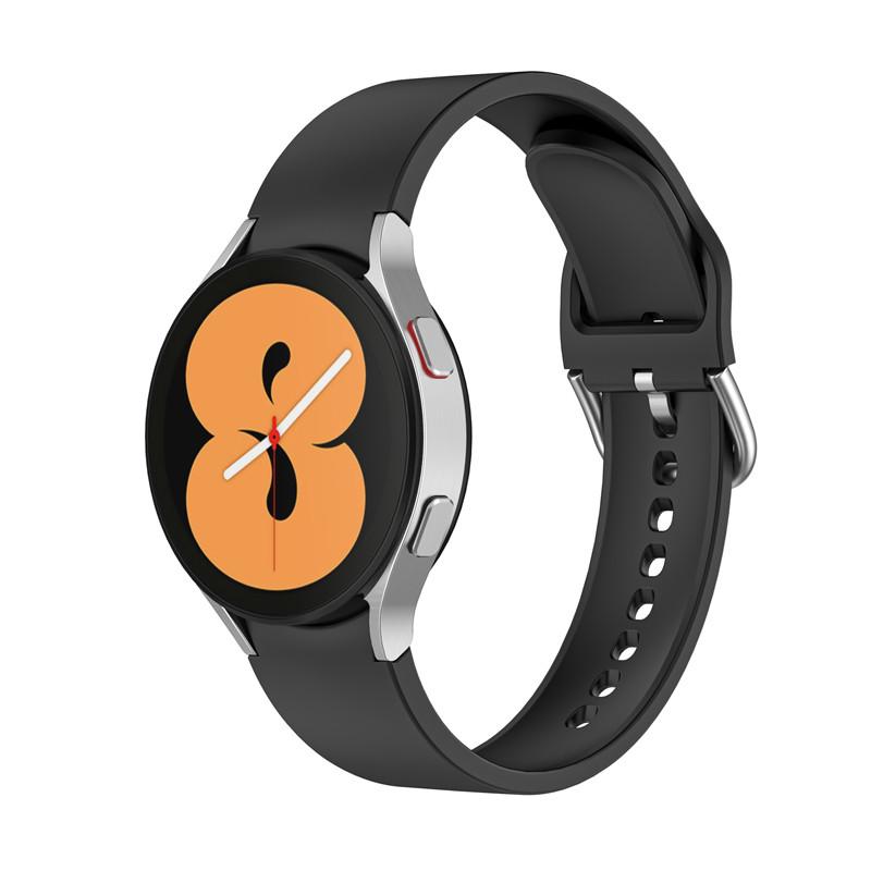 Силиконовый ремешок Watchbands OneLine для Samsung Galaxy Watch 4 Classic 42 мм Черный (WB00S4ONELINE42-10) - фото 3