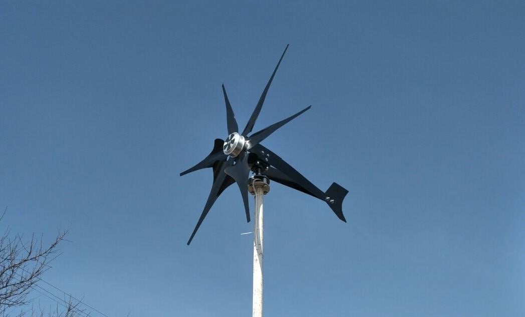 Вітрогенератор з кільцевим струмоприймачем і діодним мостом 500W 12/24V (26339360) - фото 2