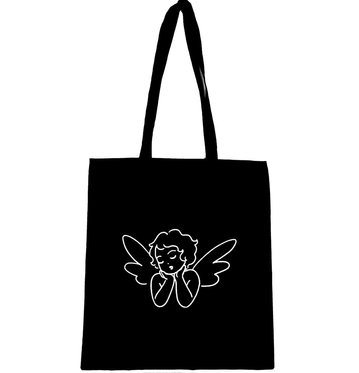 Эко-сумка с принтом Ангел (898) Эко-сумка с принтом Ангел (898)