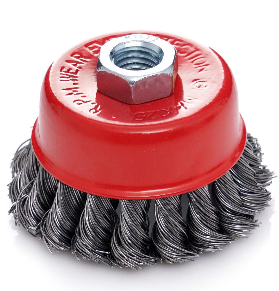 Щетка проволочная чашевидная TAGRED TA4098 75 мм