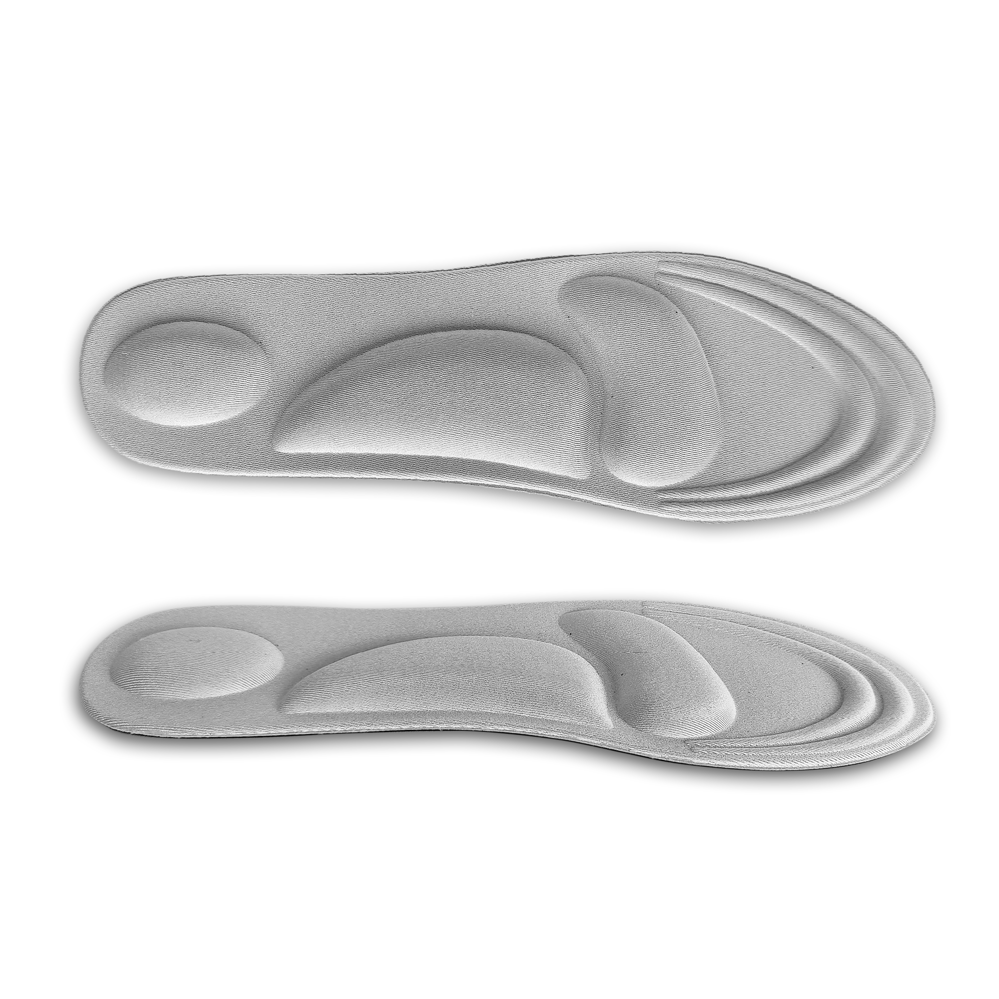 Стельки для обуви мягкие повседневные р. 39-36 регулируемый 25,5-22,5 см Серый (H-13 №11) - фото 1