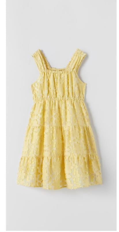 Платье для девочки Zara 134 см Желтый (1449394300) Платье для девочки Zara 134 см Желтый (1449394300)
