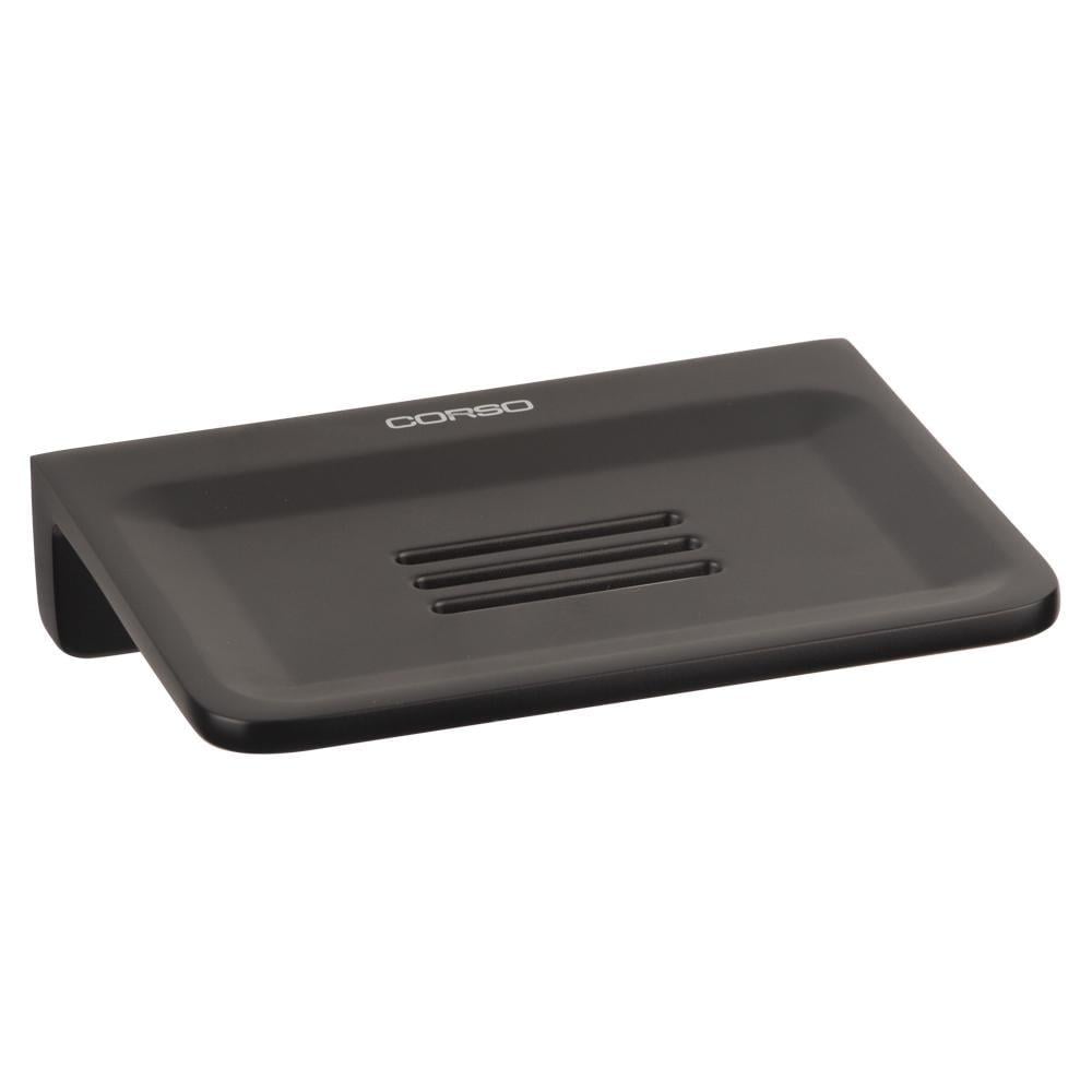 Мыльница Corso Vico 115x90x27 мм Black (9681312)