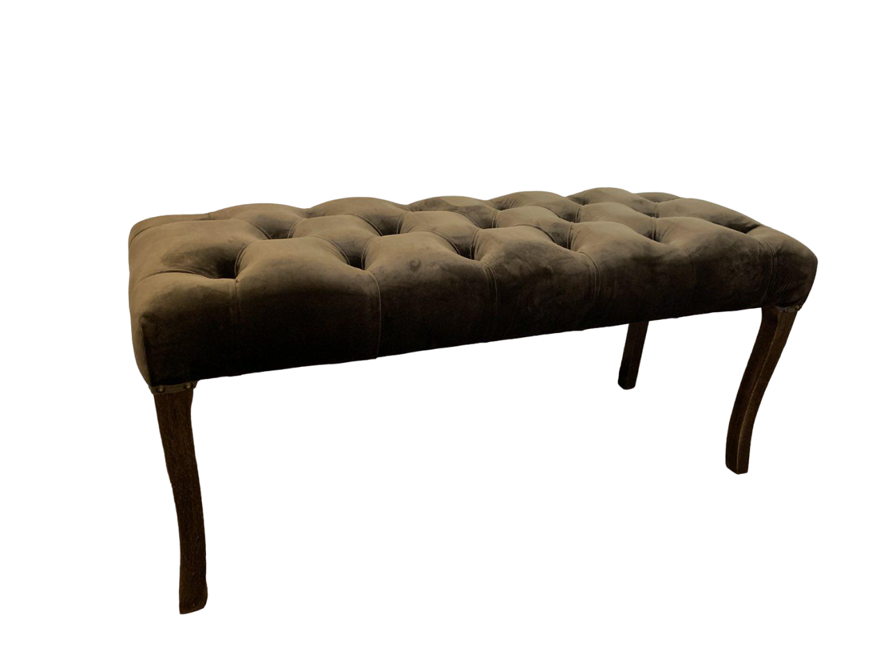 Банкетка 100 см Темний горіх/Коричневий (0037)