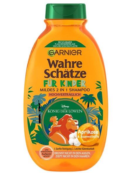 Шампунь дитячий Garnier Wahre Schatze 2в1 Абрикос/Цвіт Бавовни 300 мл - фото 1