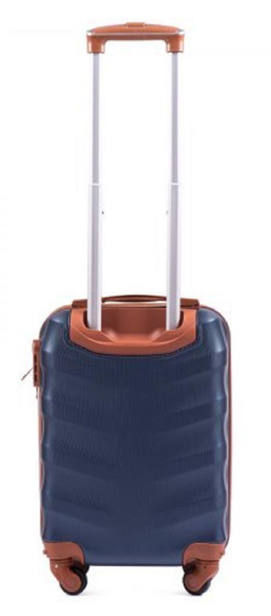 Чемодан пластиковый WINGS 402 микро Темно-синий (Wp00134) - фото 3 Чемодан пластиковый WINGS 402 микро Темно-синий (Wp00134) - фото 3