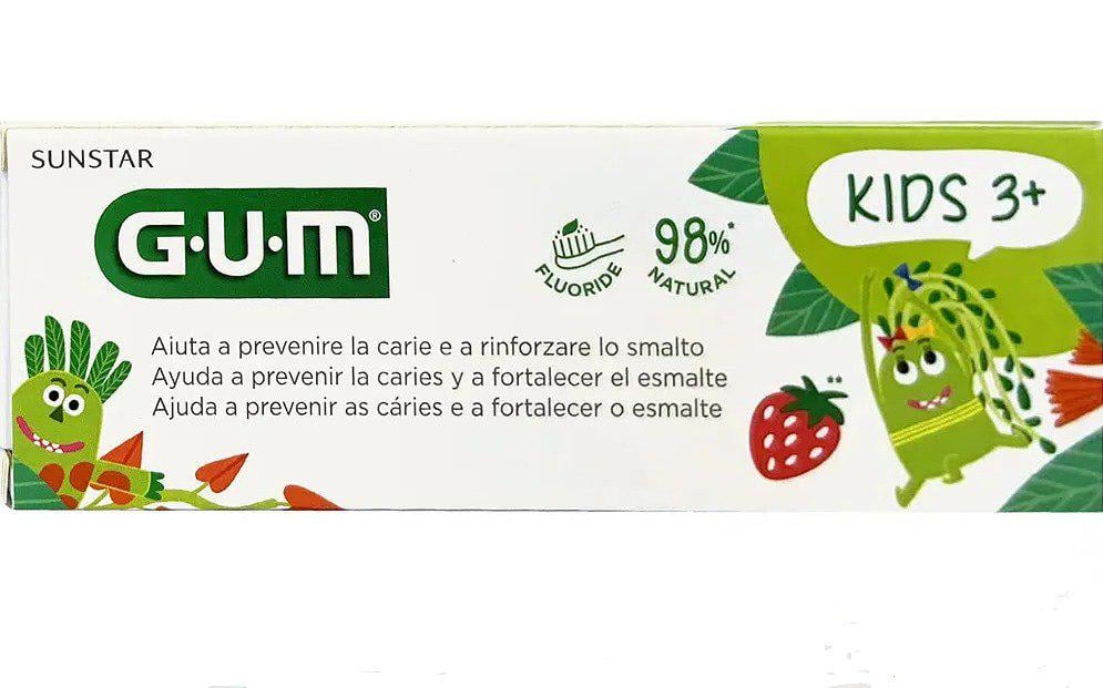 Зубна паста-гель GUM Kids для дітей від 3 років 50 мл (25422163)
