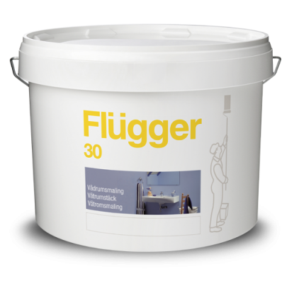 Краска акриловая Flugger Wet Room Paint 9,1 л Белый (76208)