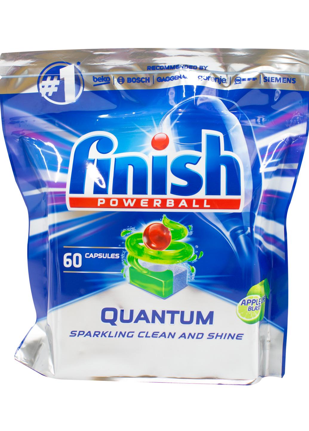 Таблетки для посудомийних машин Finish Quantum Apple & Lime 60 шт. (НФ-00002835)