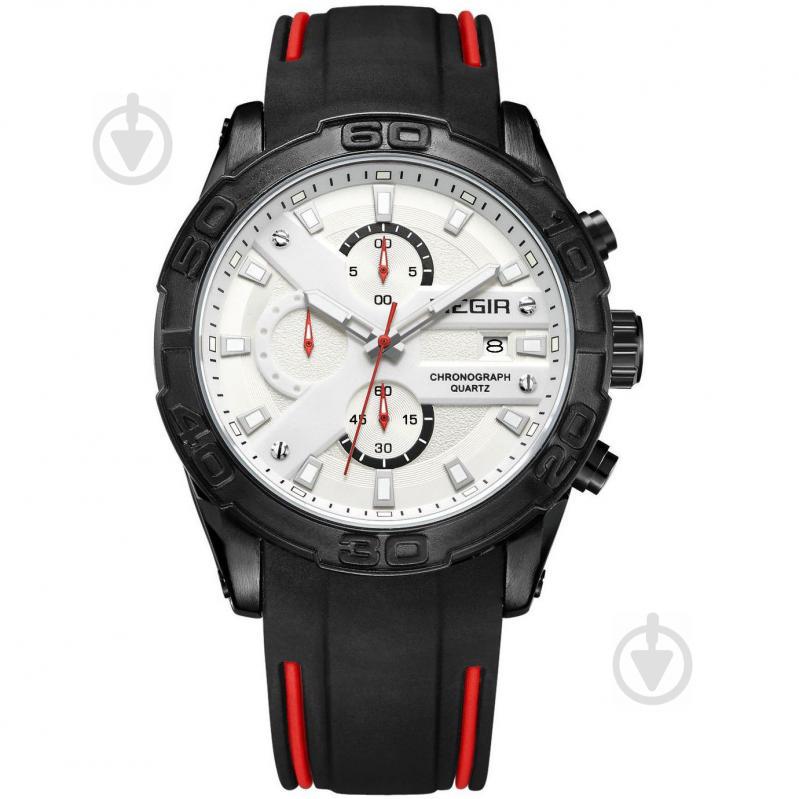 Часы Megir Black White Black MG2055 (MN2055G-BK-7)
