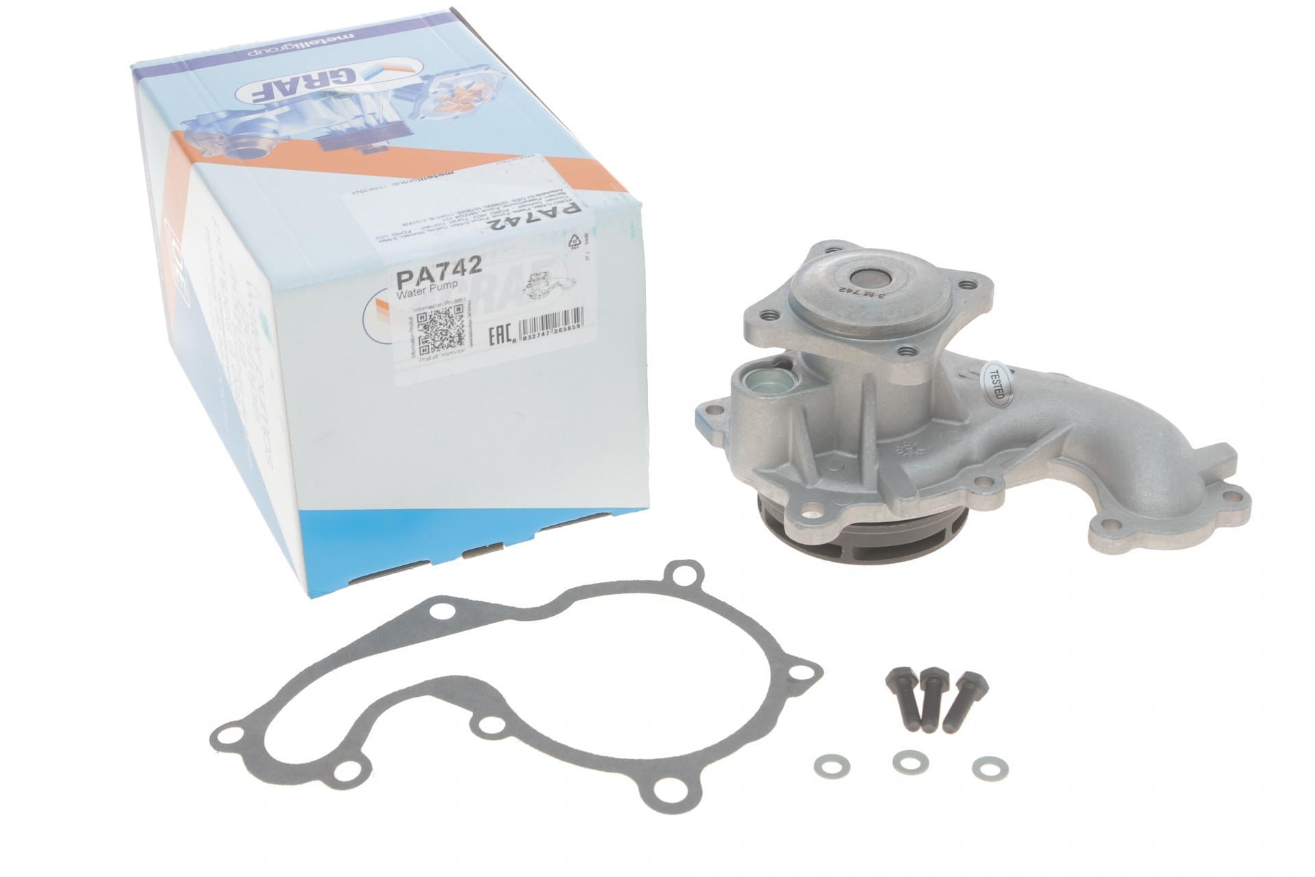 Помпа води Graf Ford C-Max I/Focus I/II/Mondeo/Transit/Tourneo Connect 1.8DI/TDCi/TDDi 99- R/B 6 лоп. PA742