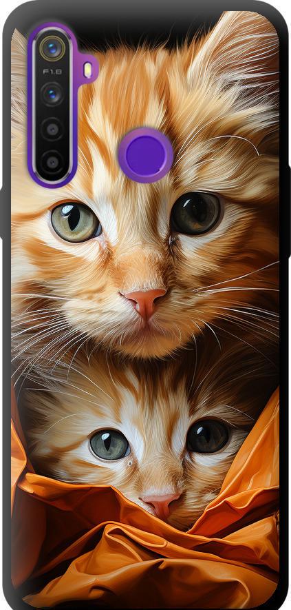 Чехол на Realme 5 Котики 2 (5664b-1862-42517) Чехол на Realme 5 Котики 2 (5664b-1862-42517)