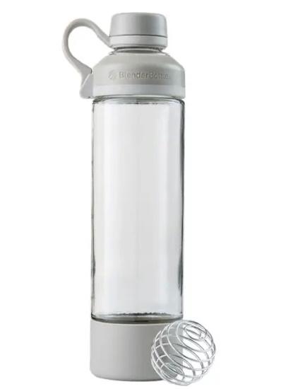 Пляшка-шейкер BlenderBottle Mantra Plum Grey 600 мл (Mantra_20oz_Grey_best191)