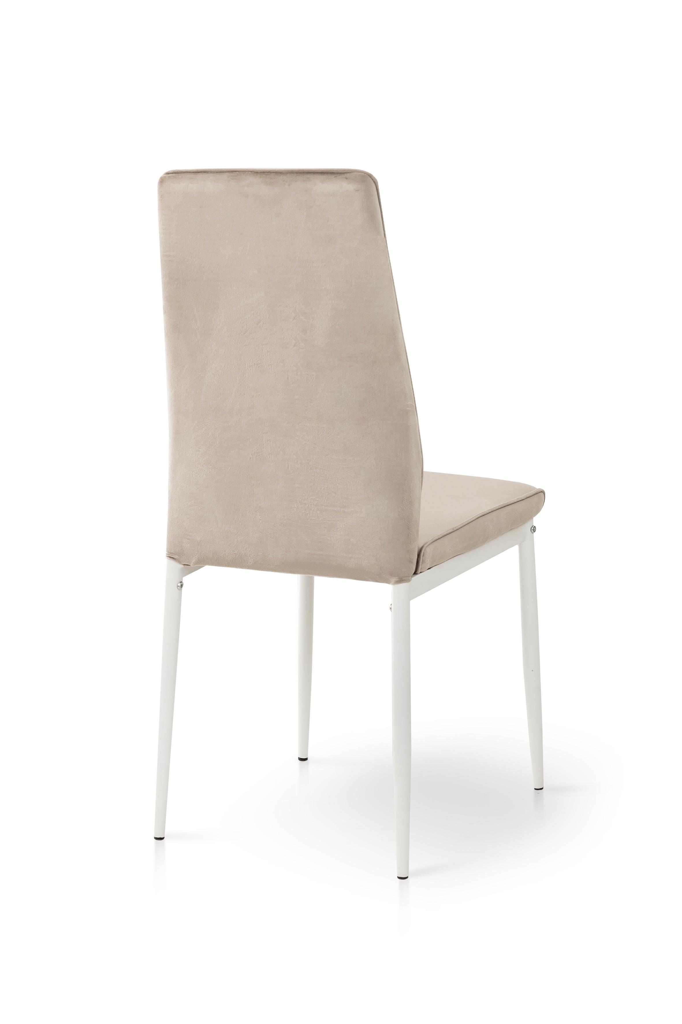 Стул для кухни и гостиной ГРЕЙС Рич 410х970х400 мм Белый/Песочный (GAА0057680) - фото 6