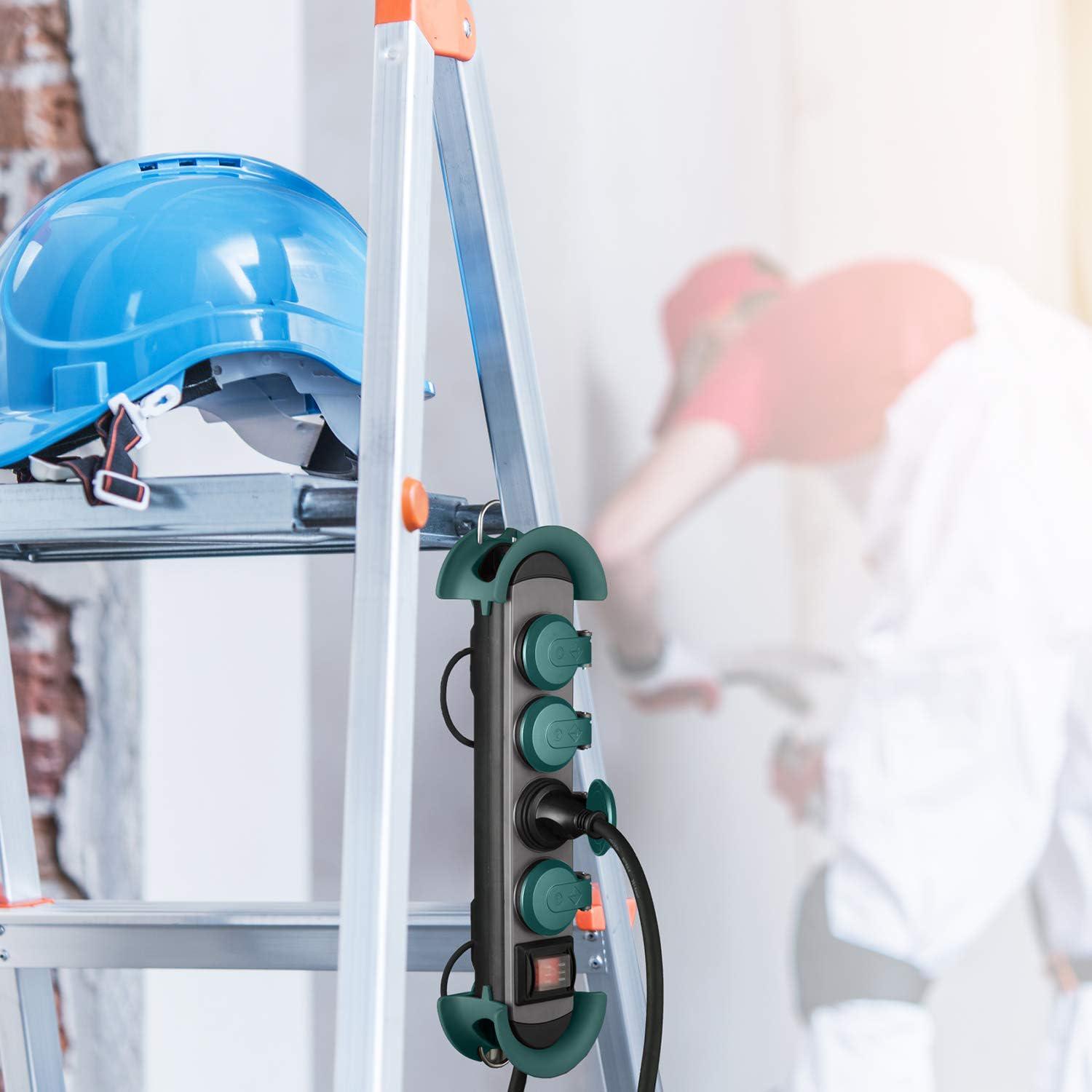 Удлинитель Electraline 4 розетки 10 м 3х1,5 мм² с кнопкой IP44 - фото 8