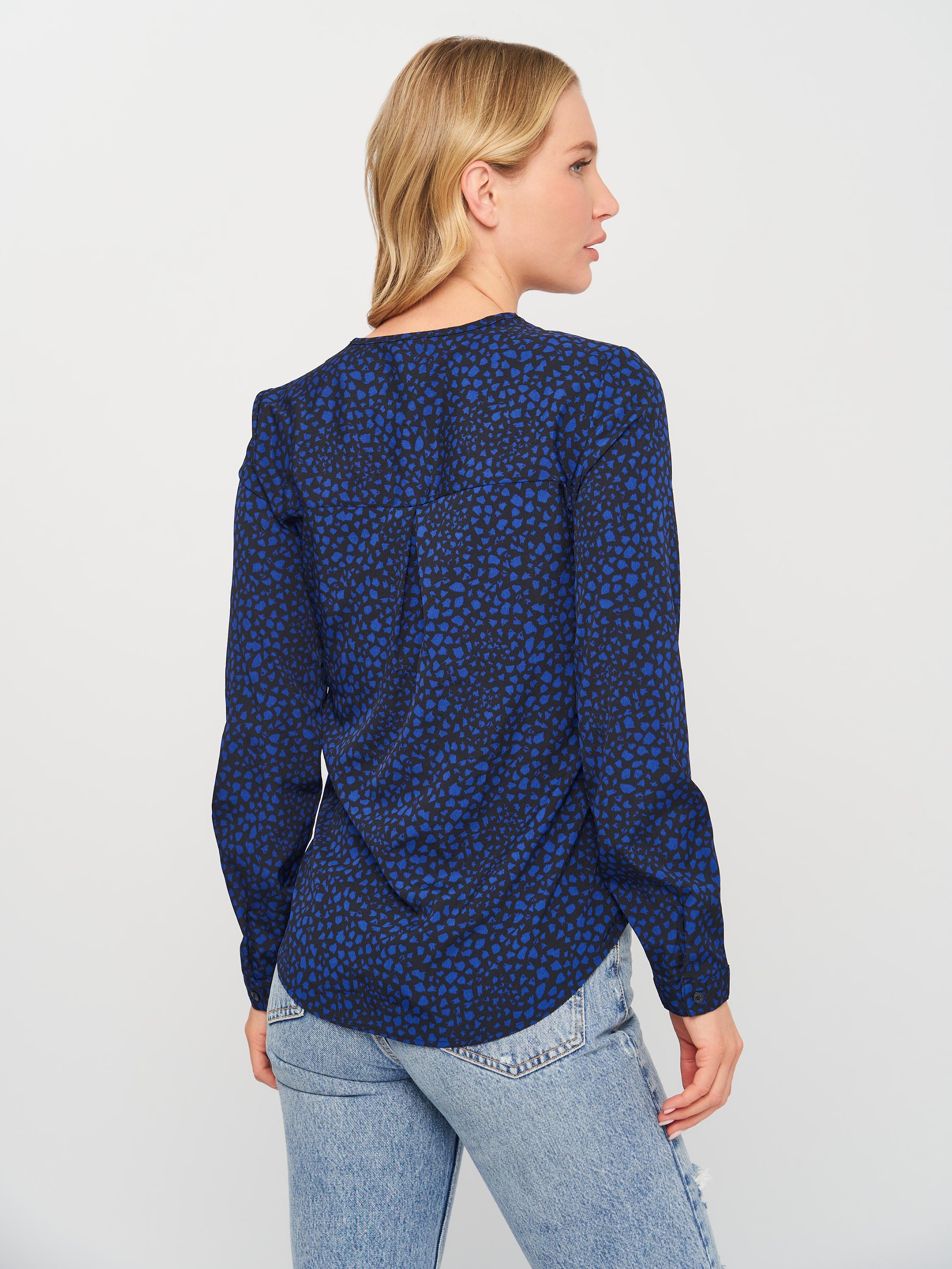 Блуза C&A Візерунок р. 34 Чорно-синій (2074609) - фото 2 Блуза C&A Візерунок р. 34 Чорно-синій (2074609) - фото 2