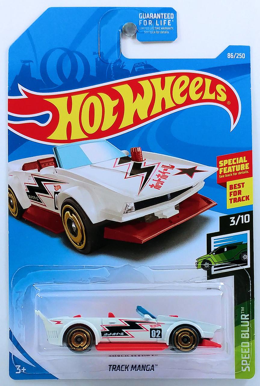 Игрушечная машинка Hot Wheels Track Manga 2019 Speed Blur №086 (FYF35)