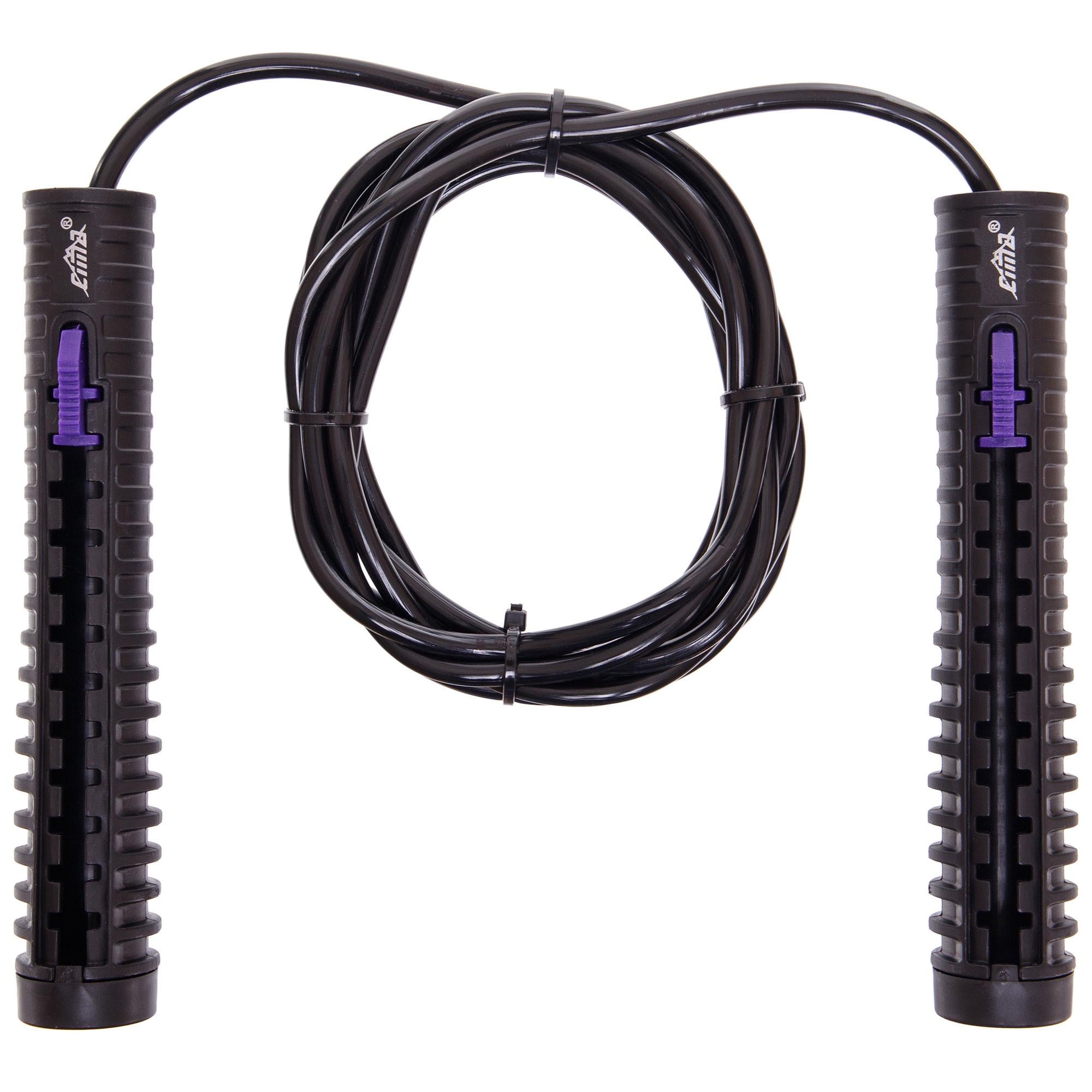 Скакалка скоростная CIMA CM-582 с подшипником 3 м 4 мм Черный (CM-582)