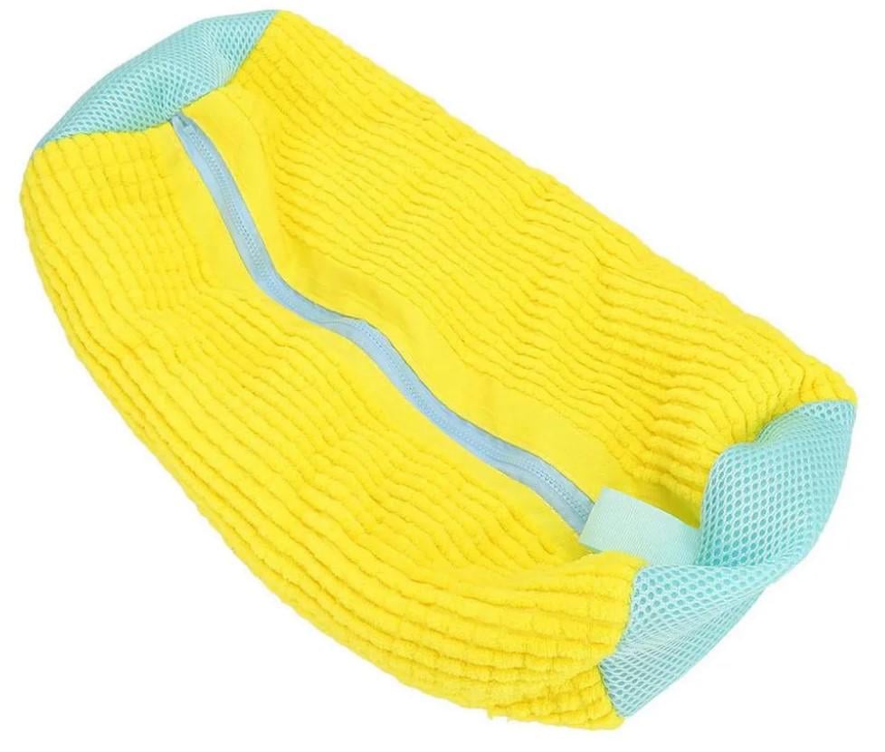 Сітка-мішок для прання білизни та взуття BauTech 39х19 см Жовтий (2104618713) Сітка-мішок для прання білизни та взуття BauTech 39х19 см Жовтий (2104618713)