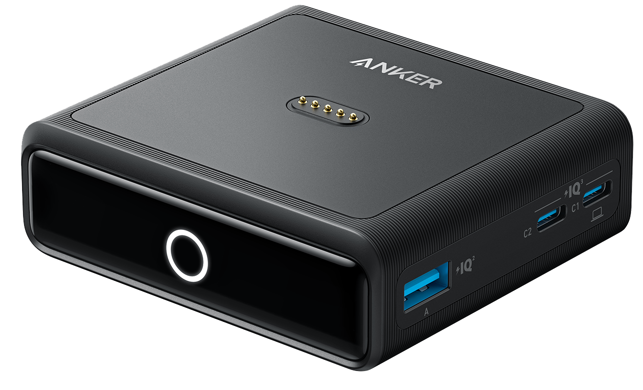 Зарядное устройство ANKER Charging Base для Anker Prime 100W 2xUSB-C 1xUSB-A Pogo pin Черный (UG-A1902311)