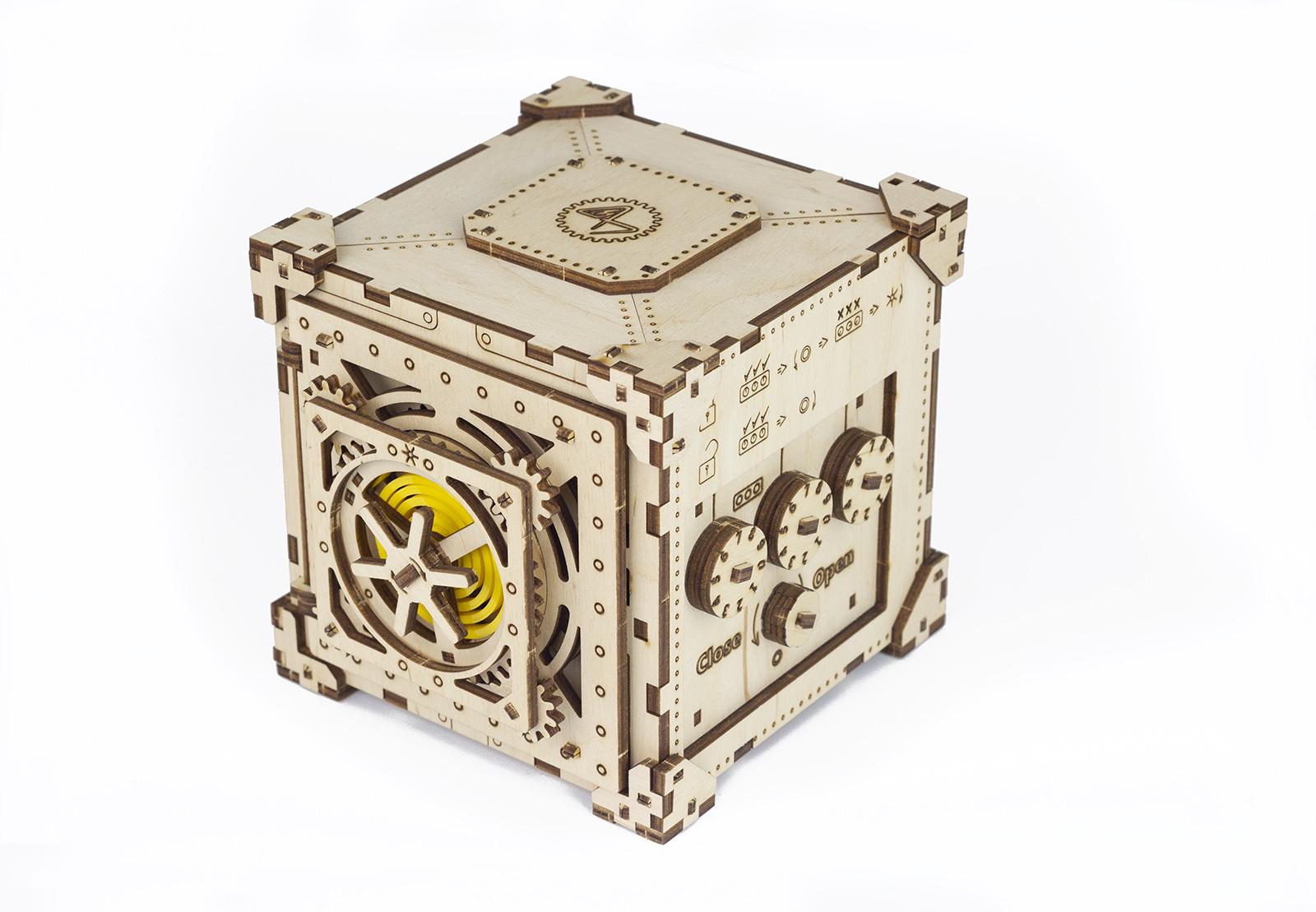 Конструктор механічний 3D Time for Machine Lockbox Жовтий (T4M380310YEL) - фото 5 Конструктор механічний 3D Time for Machine Lockbox Жовтий (T4M380310YEL) - фото 5