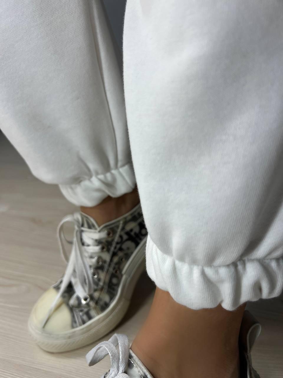 Брюки женские LSK 5279 джогеры на резинке с карманами оверсайз XL Белый (27082968) - фото 5 Брюки женские LSK 5279 джогеры на резинке с карманами оверсайз XL Белый (27082968) - фото 5