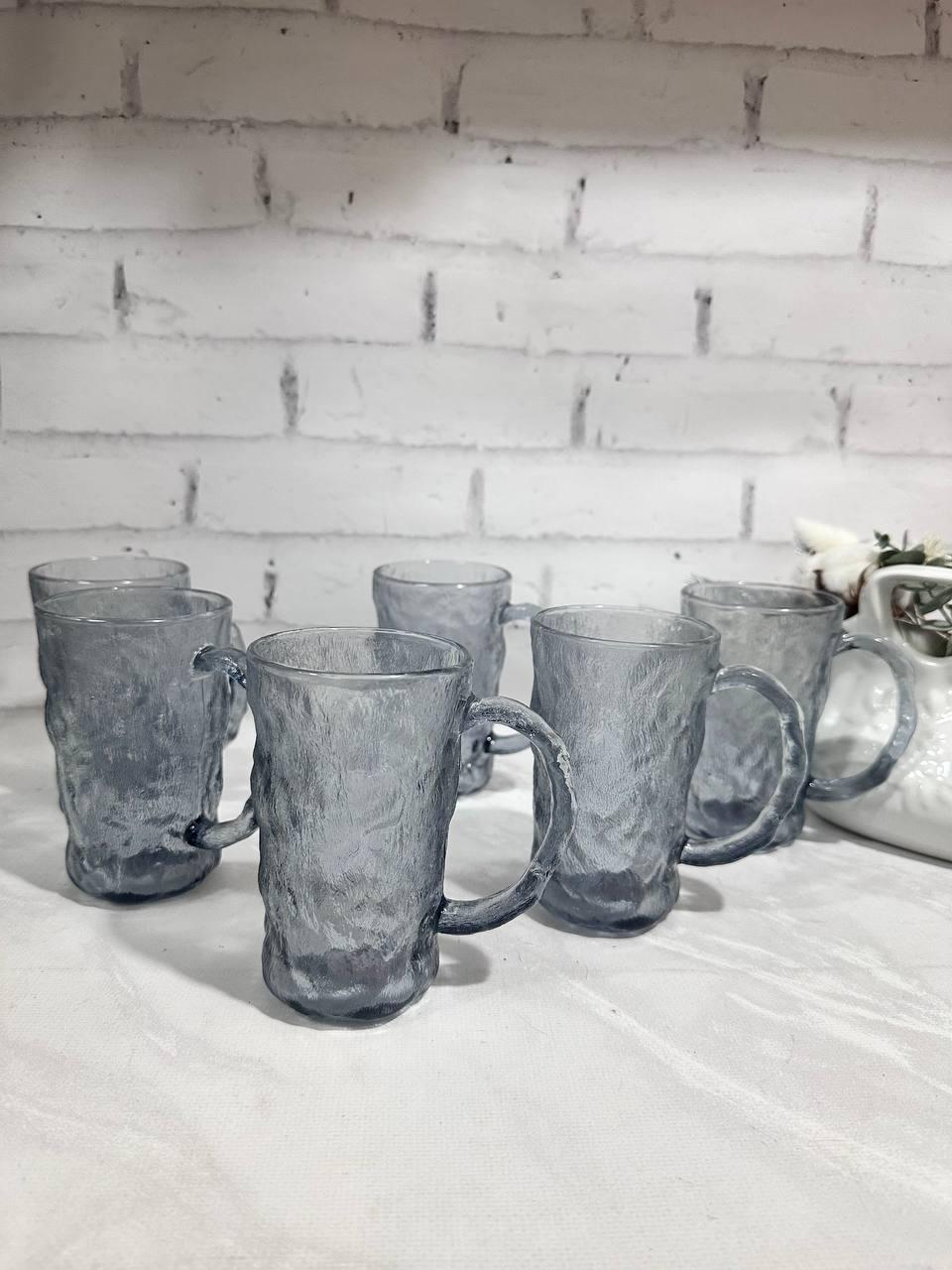 Набор стаканов Daimeng Glass ZB129H стекло 350 мл 6 шт. Серый (18255729)