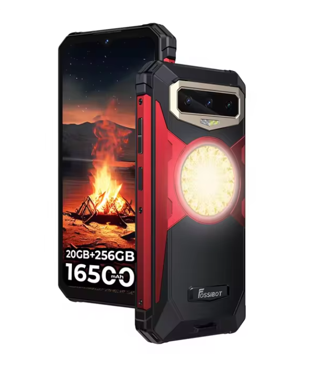 Смартфон Fossibot F102 12/256 ГБ IP69k NFC Black/Red (20602460)