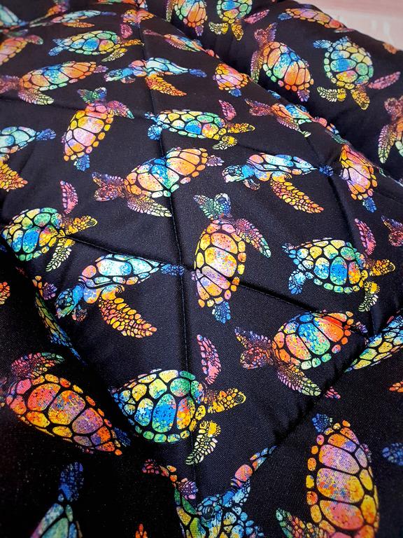 Лежанка-понтон для собак Amore mio Cane Turtle Purple зима/літо до 30 кг 90х70х15 см (P-0001) - фото 6 Лежанка-понтон для собак Amore mio Cane Turtle Purple зима/літо до 30 кг 90х70х15 см (P-0001) - фото 6