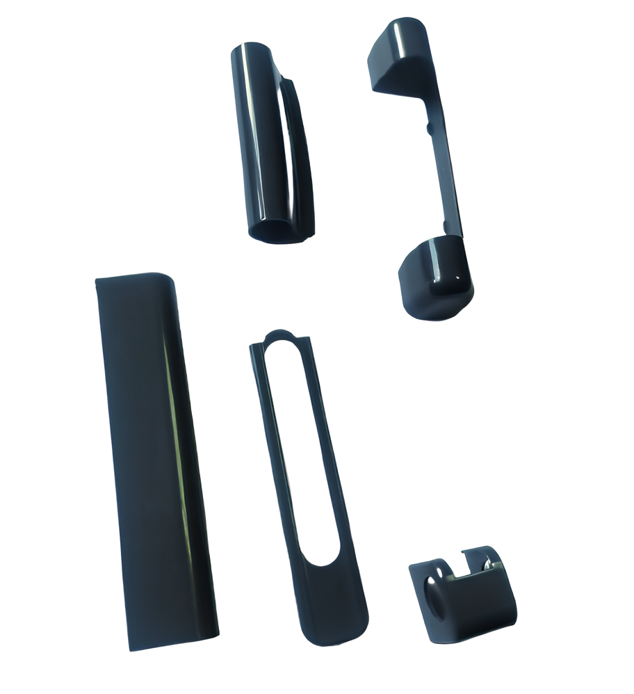 Накладки декоративные на верхние и нижние петли для металлопластиковых окон и дверей Axor 3 комплекта Антрацит (13030)