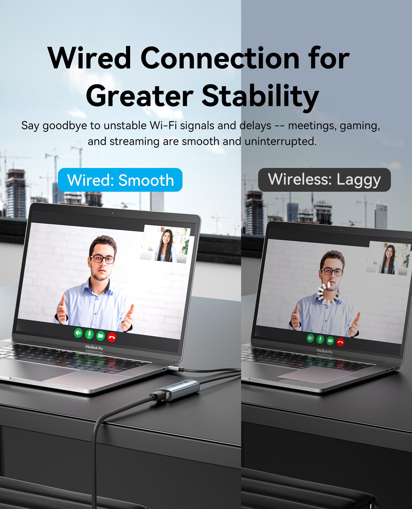 Адаптер USB-C Vention 2.5 гбит/с алюминиевый 0.15 м Серый (CFTHB) - фото 7