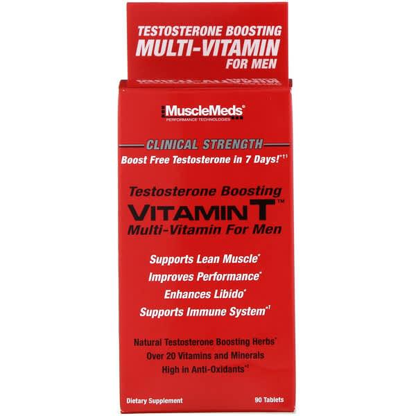 Витамины мужские MuscleMeds Vitamin T Multi for Men 90 таб. (1231) - фото 3