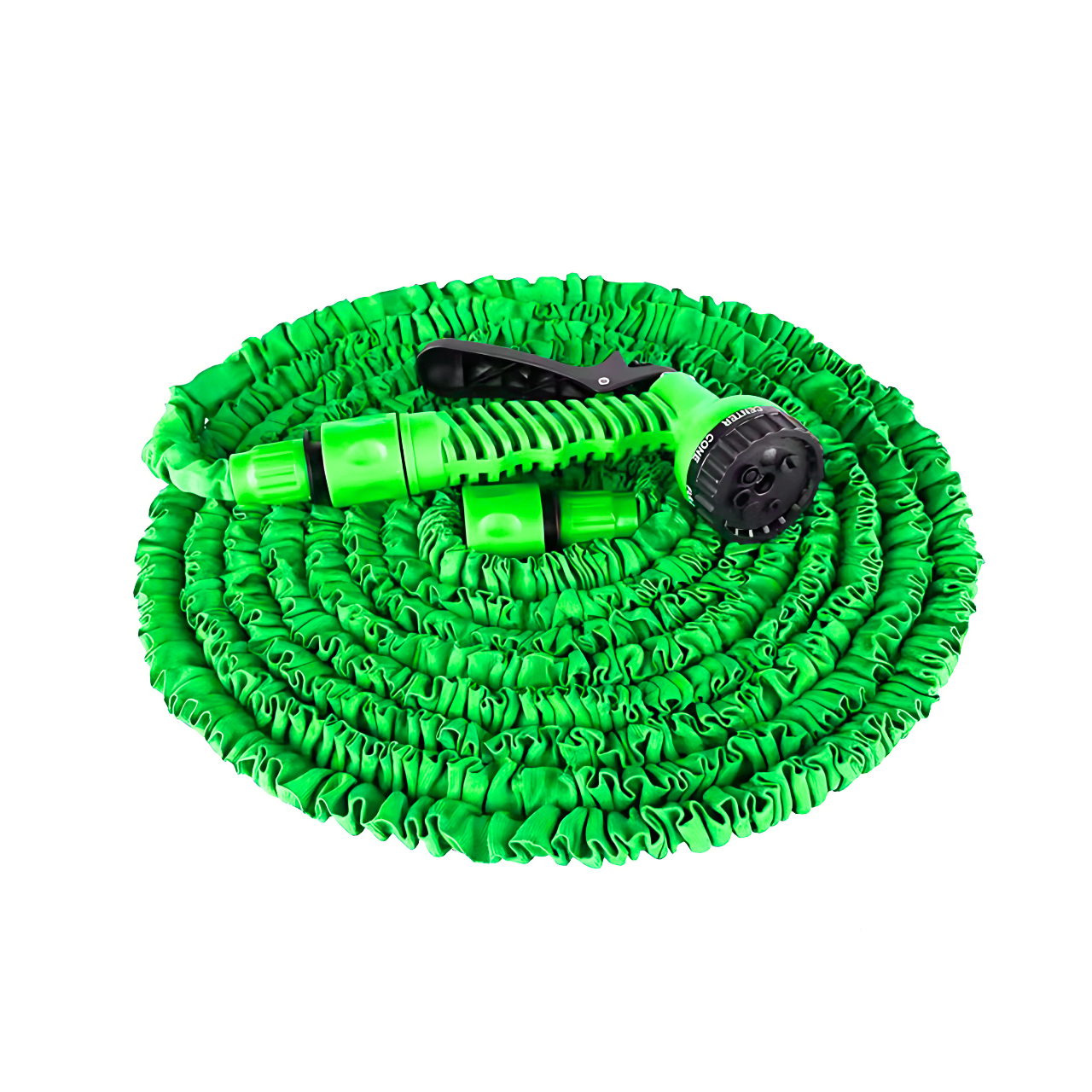 Шланг поливальний з пістолетом садовий що розтягується 59 м Зелений (1000305688) - фото 4 Шланг поливальний з пістолетом садовий що розтягується 59 м Зелений (1000305688) - фото 4