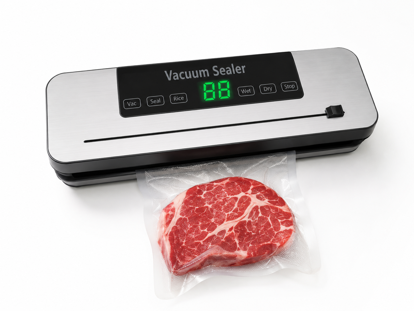 Вакуумный упаковщик Vacuum Sealer 120W дисплей резак вакуумный упаковщик Черный (234582996) Вакуумный упаковщик Vacuum Sealer 120W дисплей резак вакуумный упаковщик Черный (234582996)