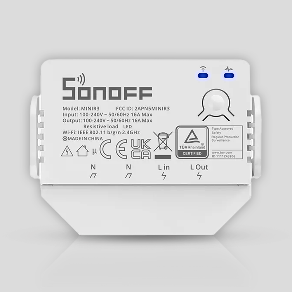 Реле одноканальное Wi-Fi Sonoff Mini R3 (WH00339)
