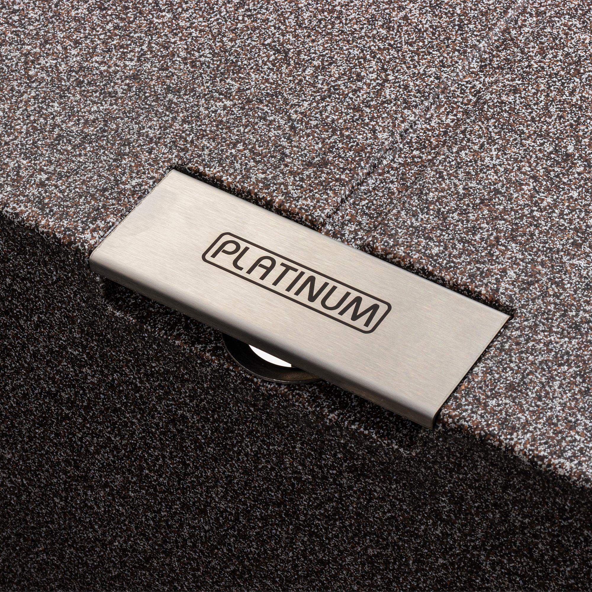 Мойка для кухни гранитная Platinum 6250 ZIRKONE матовая - фото 6 Мойка для кухни гранитная Platinum 6250 ZIRKONE матовая - фото 6