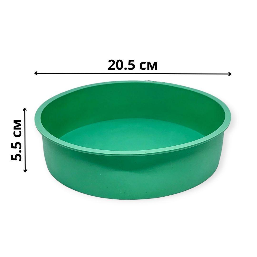 Форма силиконовая Profsil с гладким дном 20,5 см Мятный (204025-мят) - фото 5 Форма силиконовая Profsil с гладким дном 20,5 см Мятный (204025-мят) - фото 5