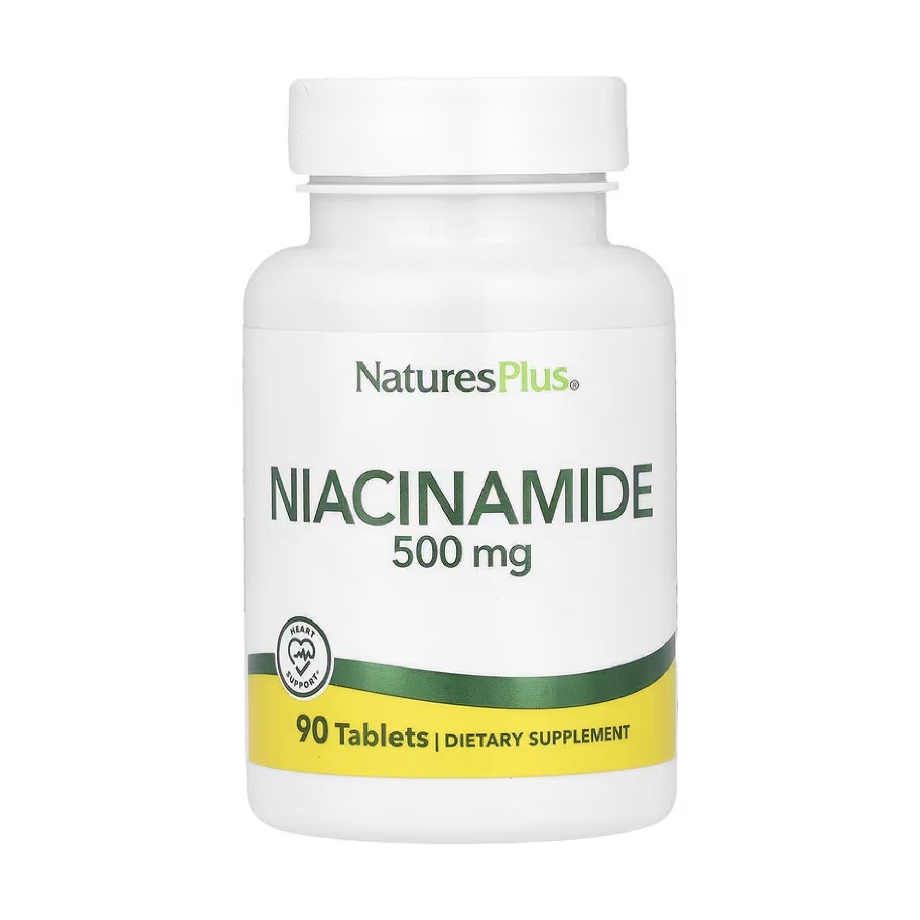 Ниацинамид Nature's Plus Niacinamide 500 мг 90 таблеток (30179)