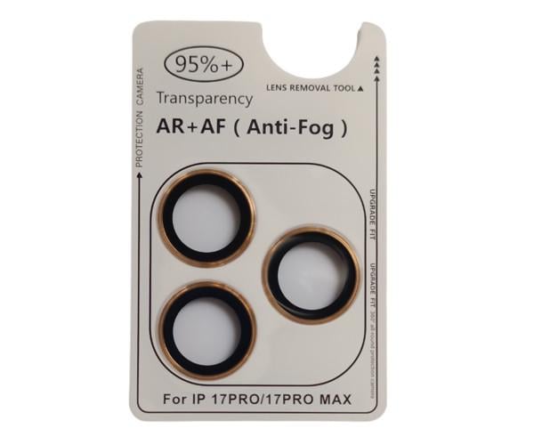Защитное стекло на камеру CD Pattern для iPhone 17 Pro Max Золотой