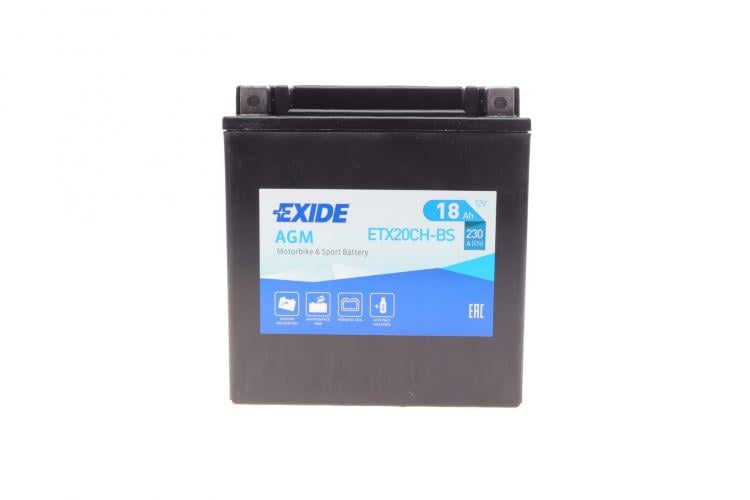 Аккумулятор EXIDE AGM L EN230 18 Ah-12V 150х87х161 мм (ETX20CH-BS)