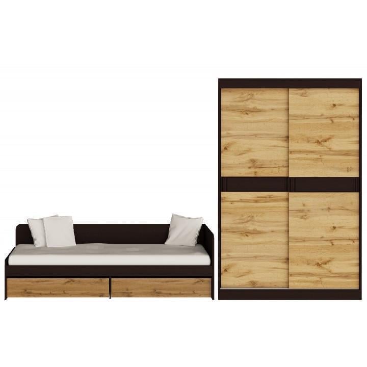 Спальня дитяча Еверест Соната-9 Венге/Крафт золотий (ЕВ20575)